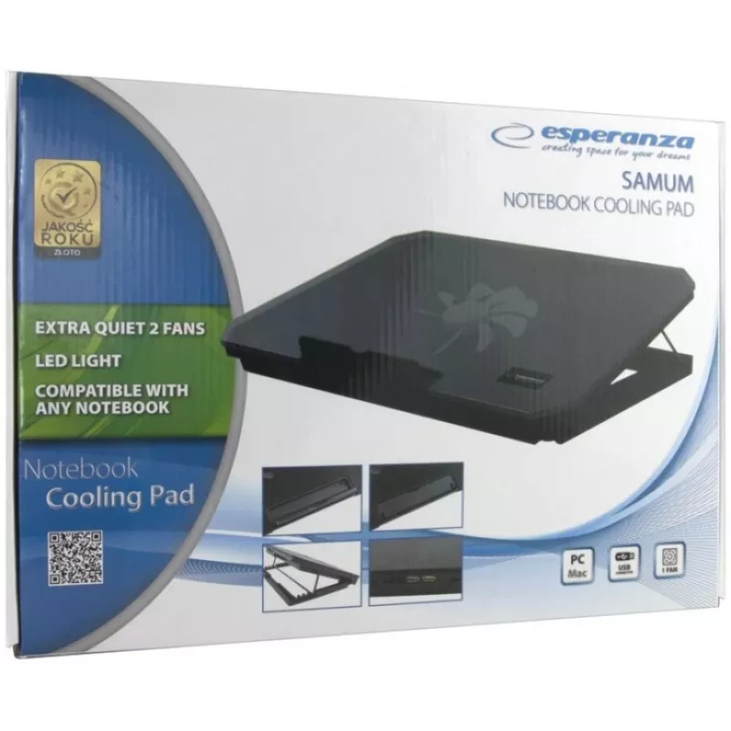 Esperanza EA141 base di raffreddamento per notebook 1200 RPM