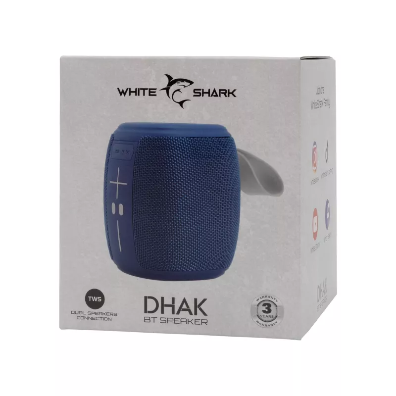 Altoparlante portatile White Shark GBT-888 Dhak blu