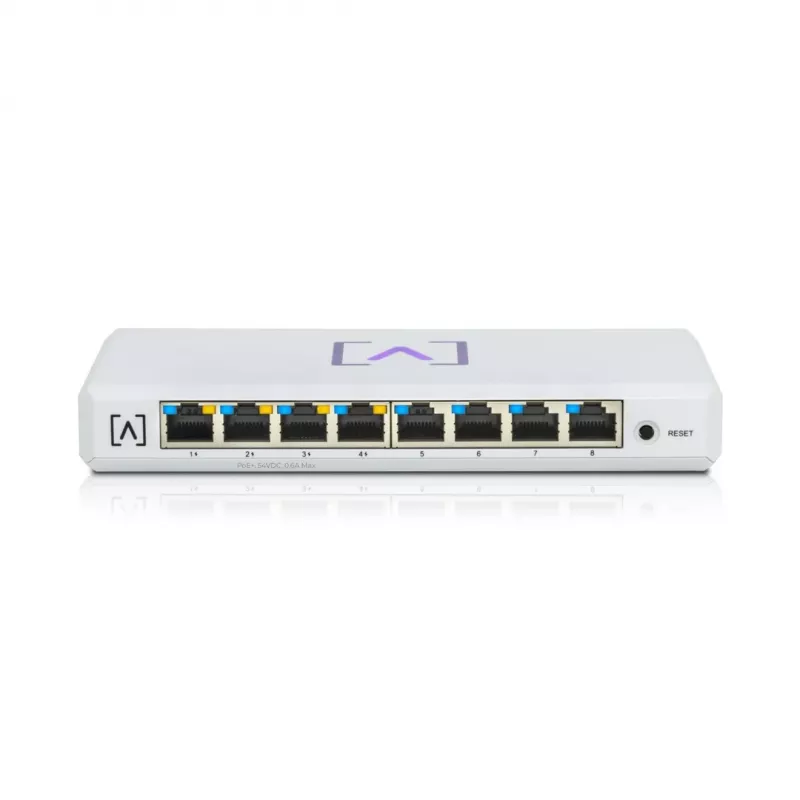 Alta Labs S8-POE Switch di rete managed Gigabit Ethernet (10/100/1000) Power over Ethernet (PoE) bianco