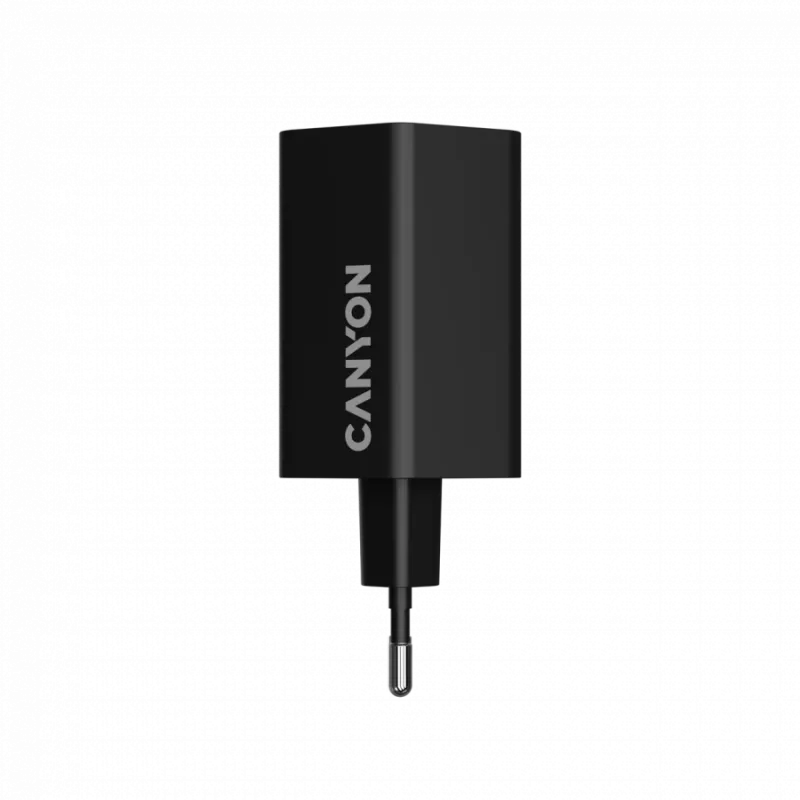 Caricabatterie CANYON HEXAGON 65 GaN 65W 2xPD 1xQC EU Nero (CND-CHAHEX65B)