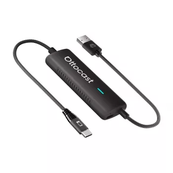 Adattatore auto wireless Ottocast CA450 — adattatore display wireless MirrorCast per la duplicazione dello schermo dello smartphone in auto