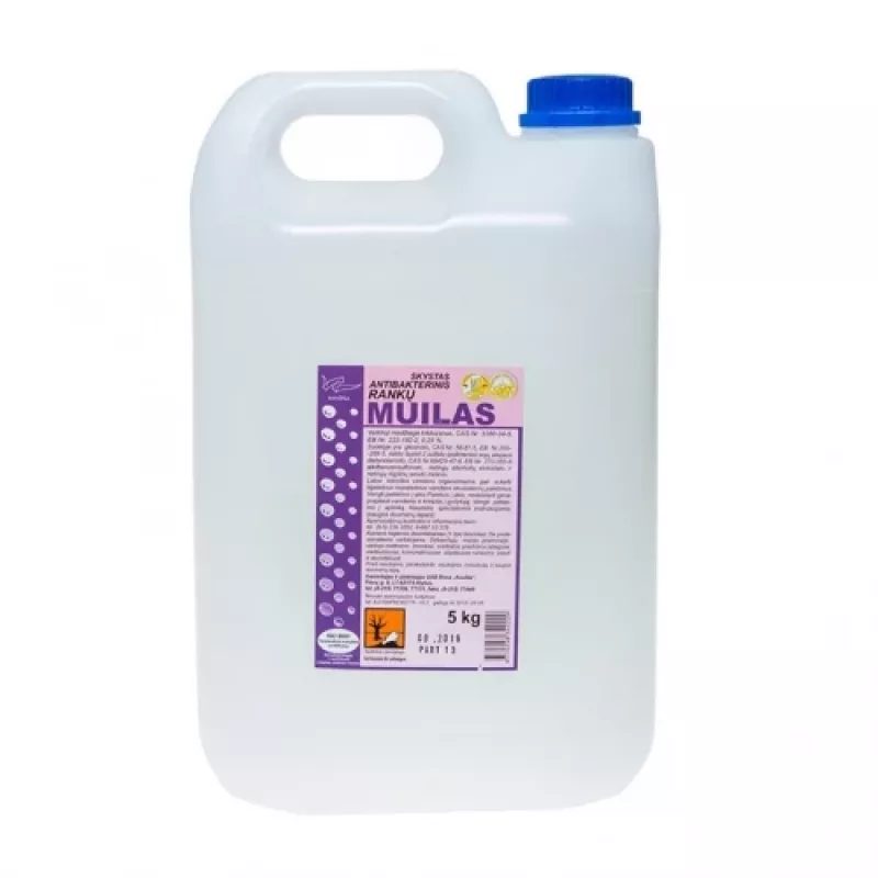 Sapone liquido antibatterico per le mani, 5 l
