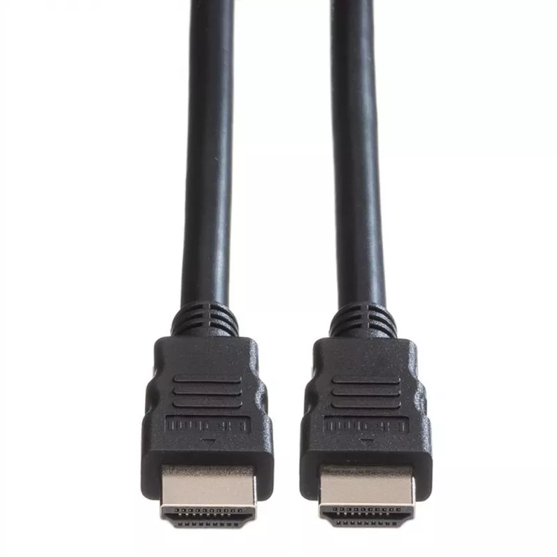 Cavo HDMI ROLINE 5 m Type-A maschio su maschio placcato oro nero