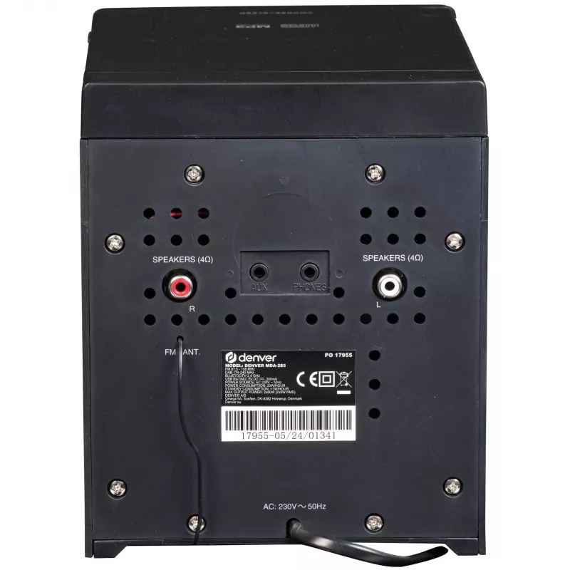 Denver MDA-285 microsistema con BT, CD, radio e AUX