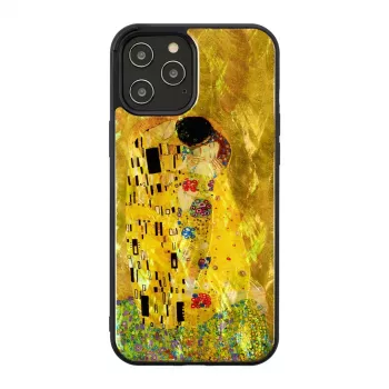 Custodia iKins per Apple iPhone 12 Pro Max – nero, design bacio