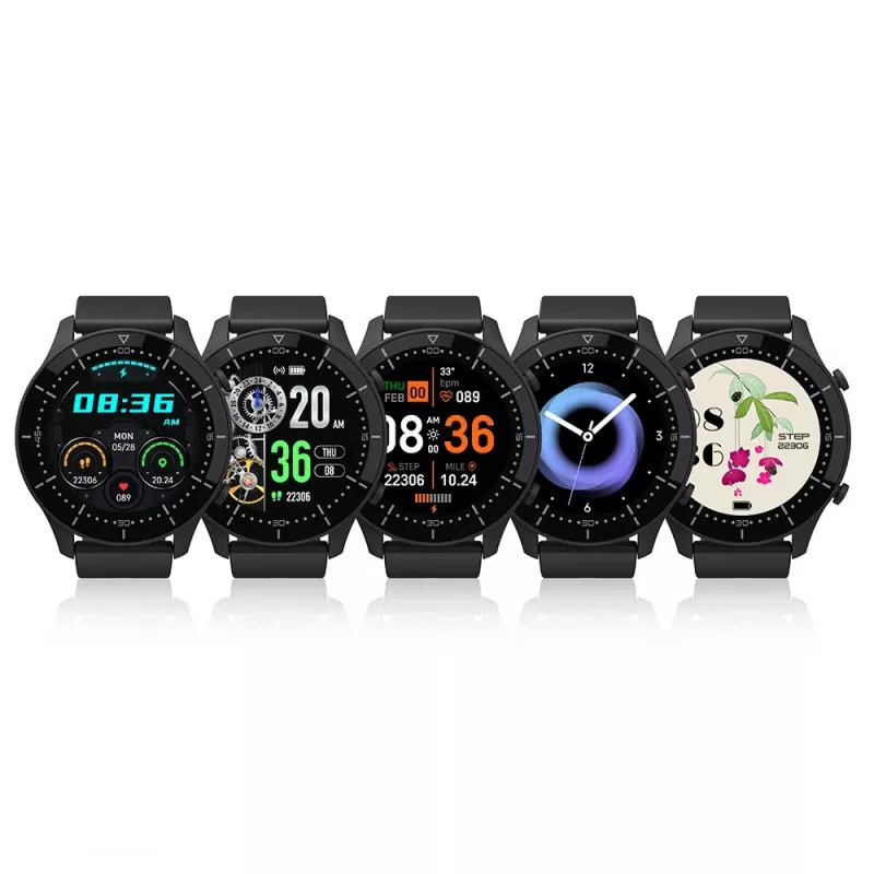 Smartwatch MEDIA-TECH MT870 — touchscreen IPS da 1,3 inch (3,3 cm), cassa da 51 mm, Bluetooth, nero