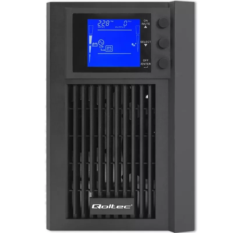 Gruppo di continuità QOLTEC 53981 On line 2kVA, capacità 2000 VA