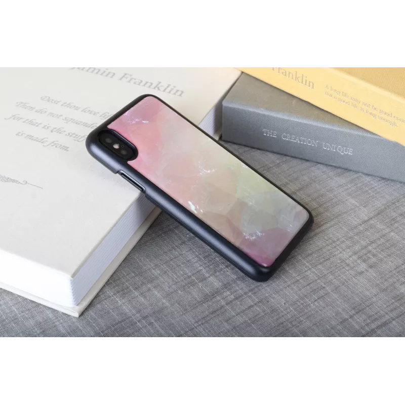 iKins Water Flower custodia per iPhone XS/X, nera, K1690J