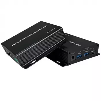 Prolunga (extender) USB3.2 Gen1 fino a 100 m, 2x USB-A, 2x USB-C