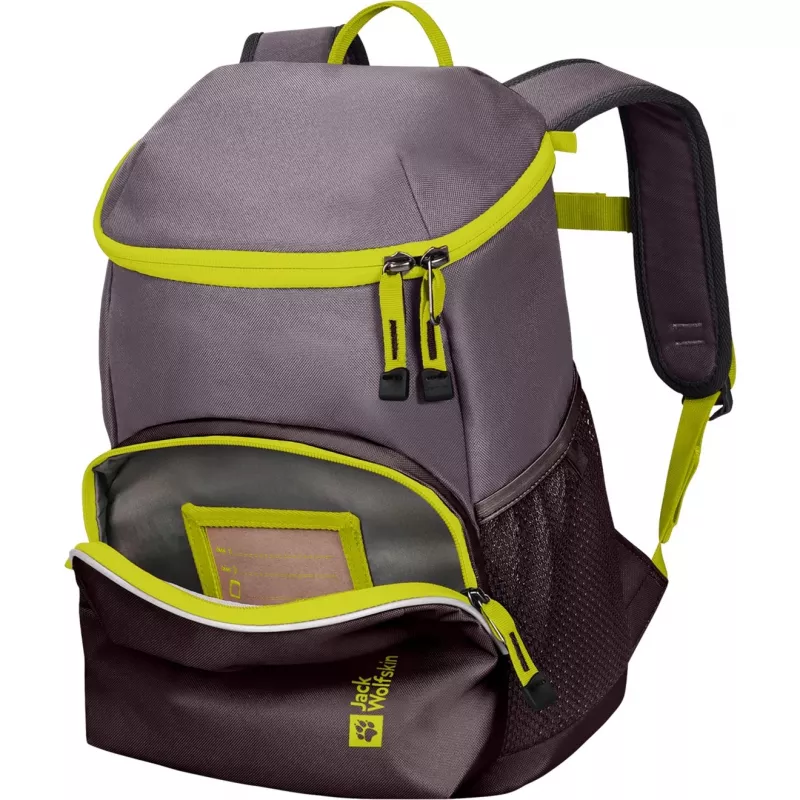Zaino Jack Wolfskin Erlebnis Pack – lilla/giallo neon, 11 L
