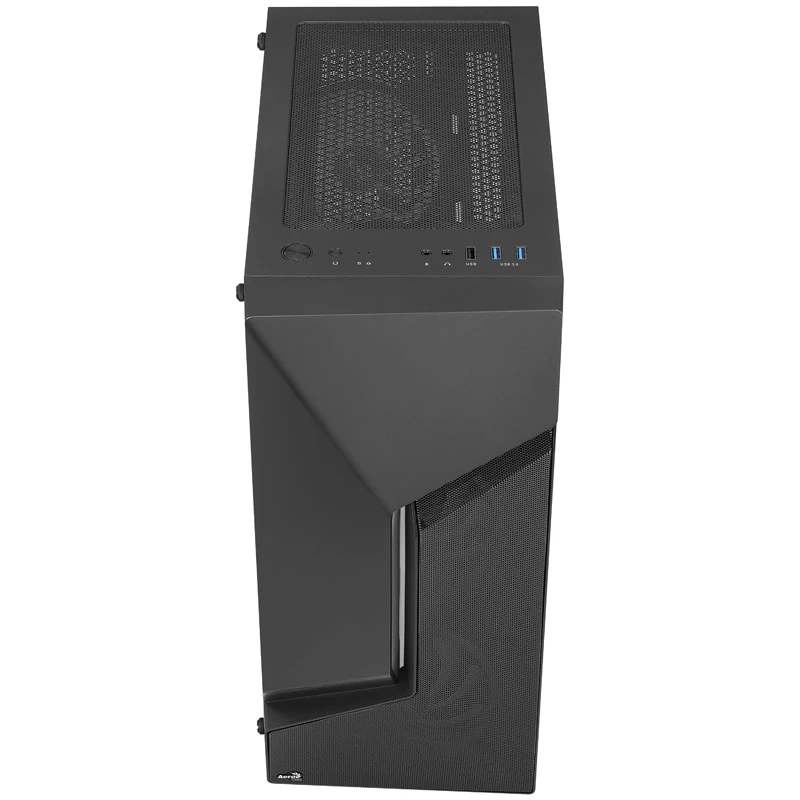 Aerocool Scape-G-BK-v2 Midi-Tower, Tempered Glass, FRGB - nero