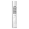 Topeshop MARBELA armadietto contenitore bagno in bianco lucido