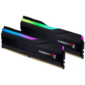 DIMM 32 GB DDR5-6000 (2x 16 GB) kit dual, memoria nero, F5-6000J2836G16GX2-TZ5RK, Trident Z5 RGB, INTEL XMP