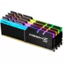 DIMM 32 GB DDR4-3600 (4x 8 GB) Quad-Kit, memoria nero, F4-3600C16Q-32GTZRC, Trident Z RGB, INTEL XMP