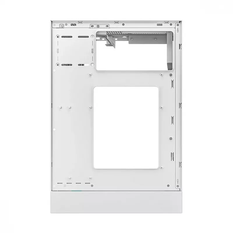 DeepCool CH170 PLUS WH case per PC Midi Tower, Micro ATX, senza alimentatore, 4 slot di espansione, bianco
