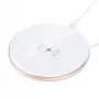 Caricabatterie wireless Devia Comet Series ultra sottile bianco 10W ricarica rapida