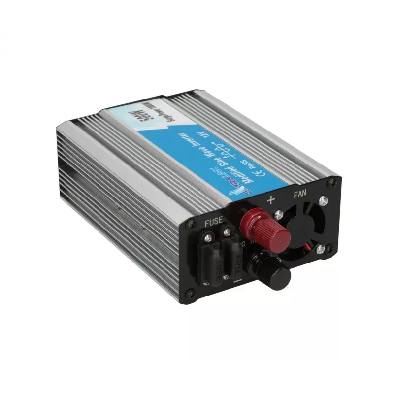 Convertitore di tensione per auto Extralink OPIM-500W 12V, 500W onda sinusoidale modificata, case in alluminio, raffreddamento attivo