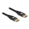 Cavo DisplayPort DeLOCK 8K 60 Hz 3 m nero metallo