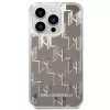 Karl Lagerfeld KLHCP14XLMNMS iPhone 14 Pro Max 6.7 hardcase argento / argento Liquid Glitter Monogram