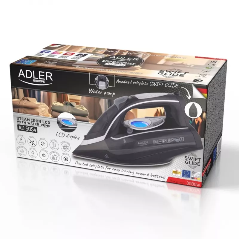 Adler AD 5054 ferro da stiro a vapore