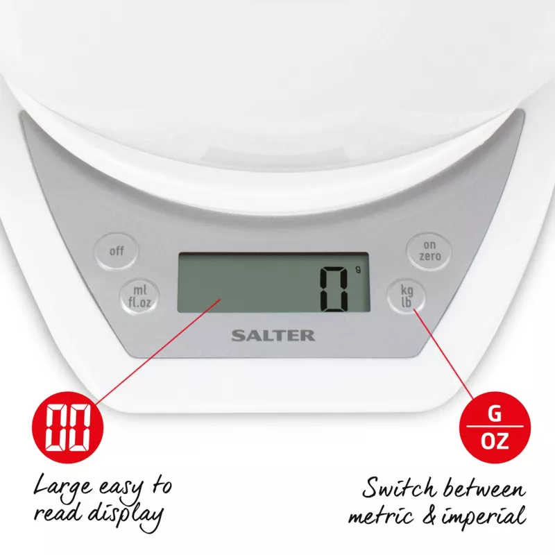 Bilancia da cucina elettronica Salter 1024 WHDR
