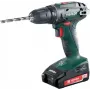 Metabo BS 18 trapano avvitatore a batteria, 18 V, 1600 giri/min, mandrino autoserrante da 10 mm, 2,0 Ah Li-Ion