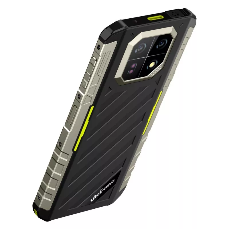 Smartphone robusto UleFone Armor 22 4G, 9 GB RAM, 128 GB memoria, IP69K, verde