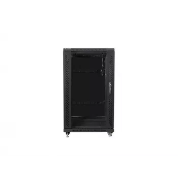 Lanberg FF01-6622-12B armadio rack 22U a sé stante nero
