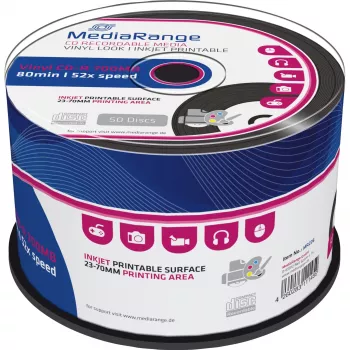 CD-R MediaRange MR226 700 MB 52x 50 pz.