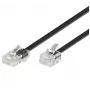 Cavo telefonico Microconnect MPK463S da RJ11 a RJ45, 15 m, nero