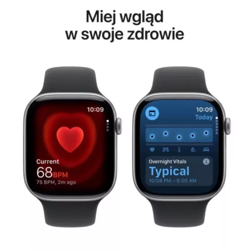 Watch Series 11 GPS+Cellular 46mm cassa in alluminio Space Grey con cinturino Sport nero - M/L