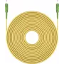 Goobay 59638 Cavo in fibra ottica 1 m SC/APC FTTH OS2 giallo (59638)