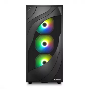 Case Midi-Tower Sharkoon REBEL C80M RGB nero
