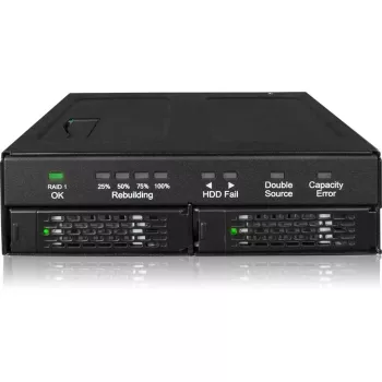 Case per drive Icy Dock MB902SPR-B R1 nero 2,5 pollici SATA