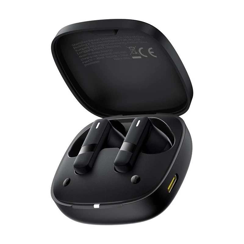 Cuffia Baseus Bowie E20 wireless in-ear chiamate/musica Bluetooth nero