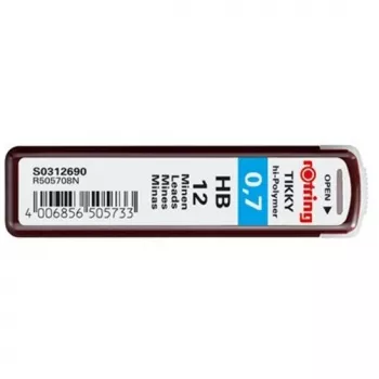 Mina in grafite HB Rotring Polymer-Minen 0,7 mm S0312690
