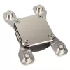 Water block Aqua-Computer 21703 — acetale/nichel, socket AM4, 111×75×22 mm, nero/argento