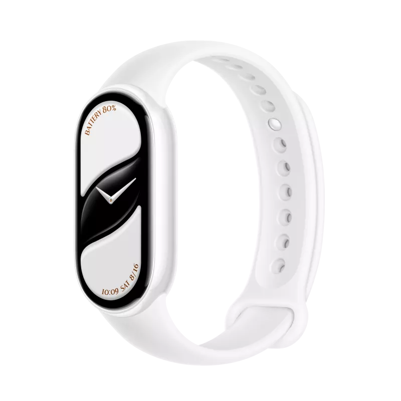 XIAOMI SMART BAND 10 CINTURINO CERAMICA BIANCO PERLA