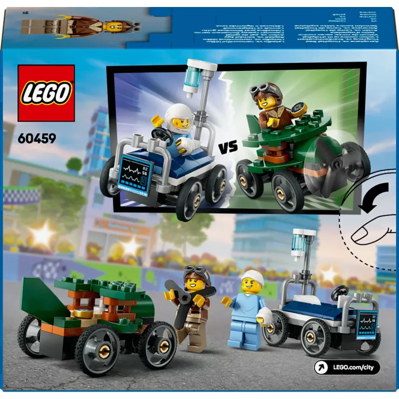 LEGO CITY 60459 Aereo contro letto d'ospedale