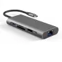 Adattatore USB-C – 2 x USB 3.0, 1x USB 2.0, 1x Type-C (PD), HDMI, SD, RJ45
