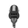 everActive CC-25C caricabatterie da auto, 2x USB 12 W, con cavo USB-C