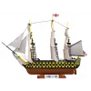 Kit da costruzione Cobi HMS Victory — 2.517 pezzi, modello dettagliato di veliero storico