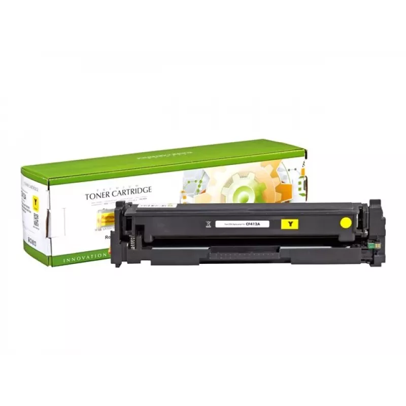 Cartuccia toner STATIC compatibile con HP CF412A giallo compatibile 2.300 pagine