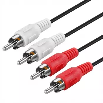 Cavo di collegamento ROLINE GOLD RCA simplex connettore maschio / connettore maschio, rosso 2,5 m (11.09.4231)