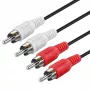 Cavo di collegamento ROLINE GOLD RCA simplex connettore maschio / connettore maschio, rosso 2,5 m (11.09.4231)