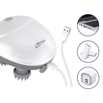 Massaggiatore per la testa MEDIA-TECH MT6524 – design portatile, intensità regolabile