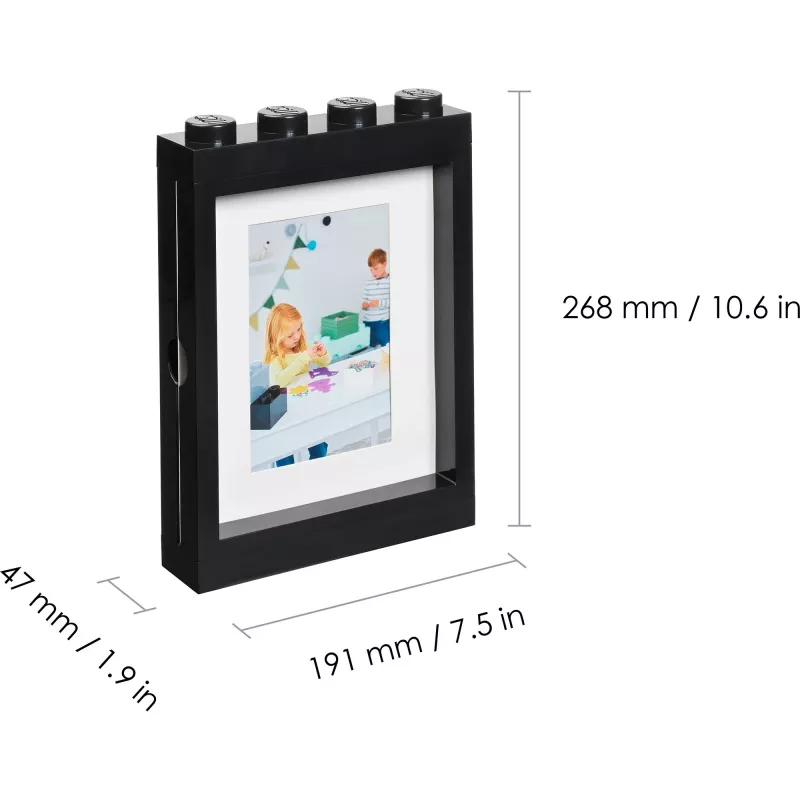 Cornice Room Copenhagen LEGO cornice nero – compatibile con esposizione minifigure LEGO