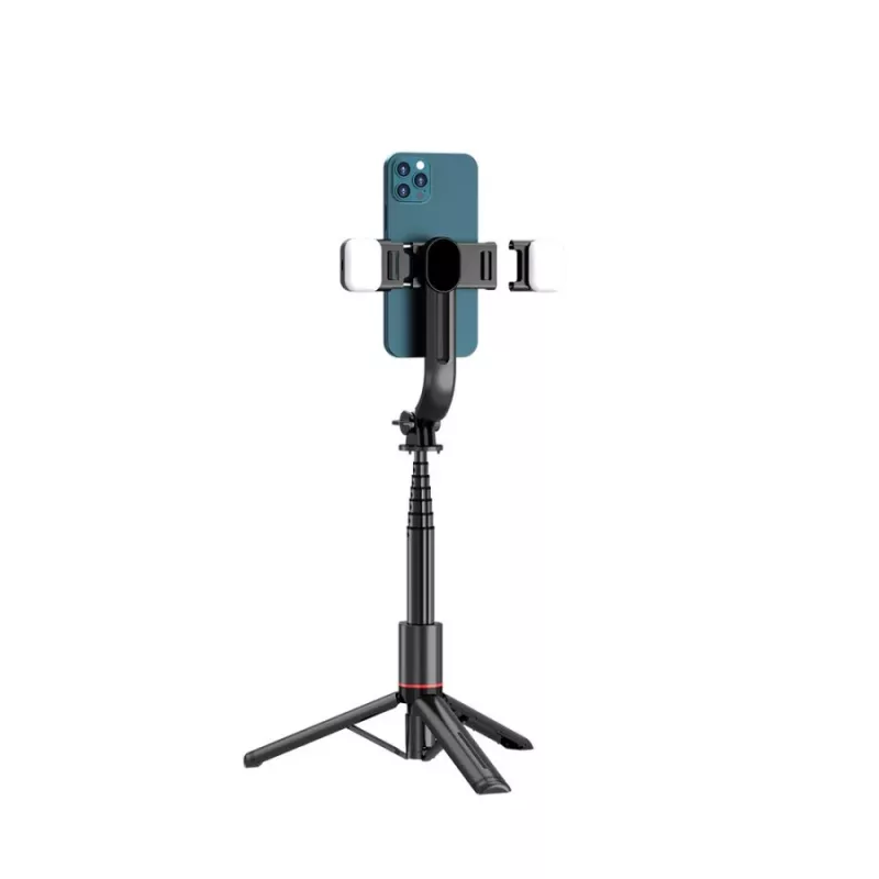 Tech-Protect L05S selfie stick con treppiede, luce LED e telecomando Bluetooth