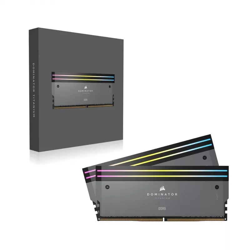 Modulo di memoria Corsair Dominator Titanium DDR5 64GB 6000MHz