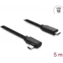 Cavo ottico attivo DELOCK USB Type-C a Type-C 10 Gbit/s, connettori angolari, 5 m